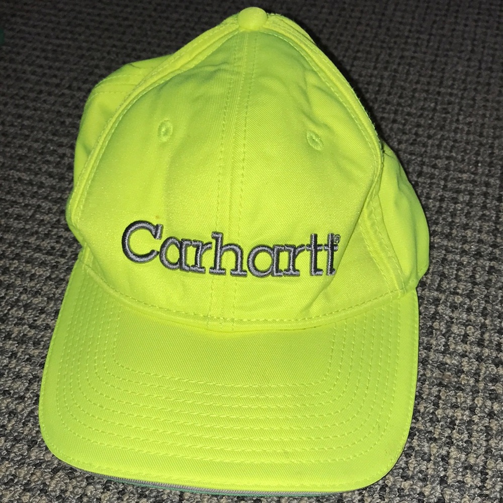 Carhartt Hi-Vis Yellow/Neon Yellow Logo Cap